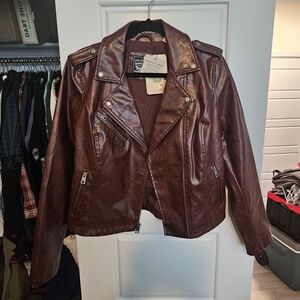 Levi's Moto Jacket Vintage Faux Leather NWT